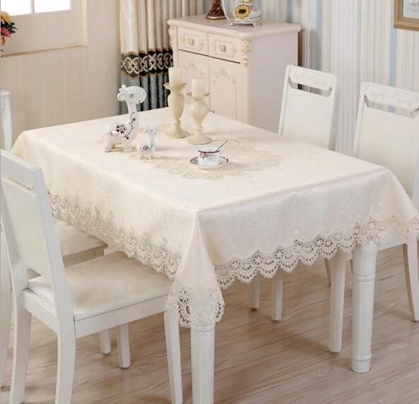 satin al bufe masa partileri tatil yemek dugun masa ortusu zarif yaratici dantel icin yikanabilir polyester buyuk dikdortgen masa ortusu tl742 09