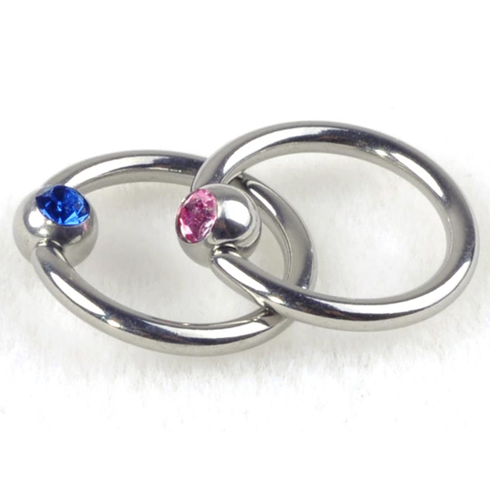10PCS Steel Piercings Lip Eyebrow Nose Ring Crystal Daith Rook Ear Septum Helix Tragus Piercings