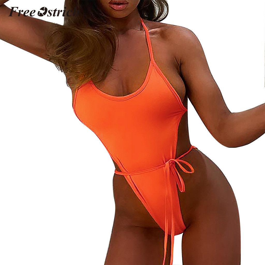 strappy backless bodysuit