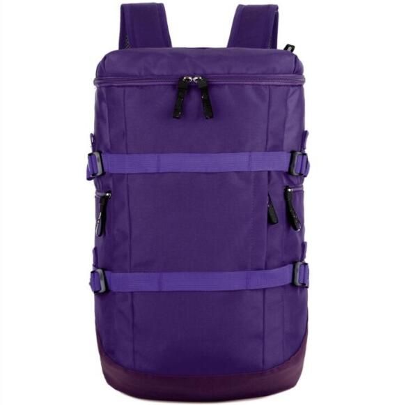 purple travel backpack