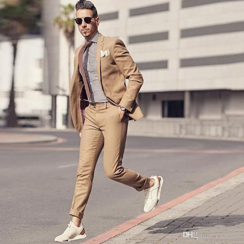 Man Blazer Groom Tuxedos Slim Fit 