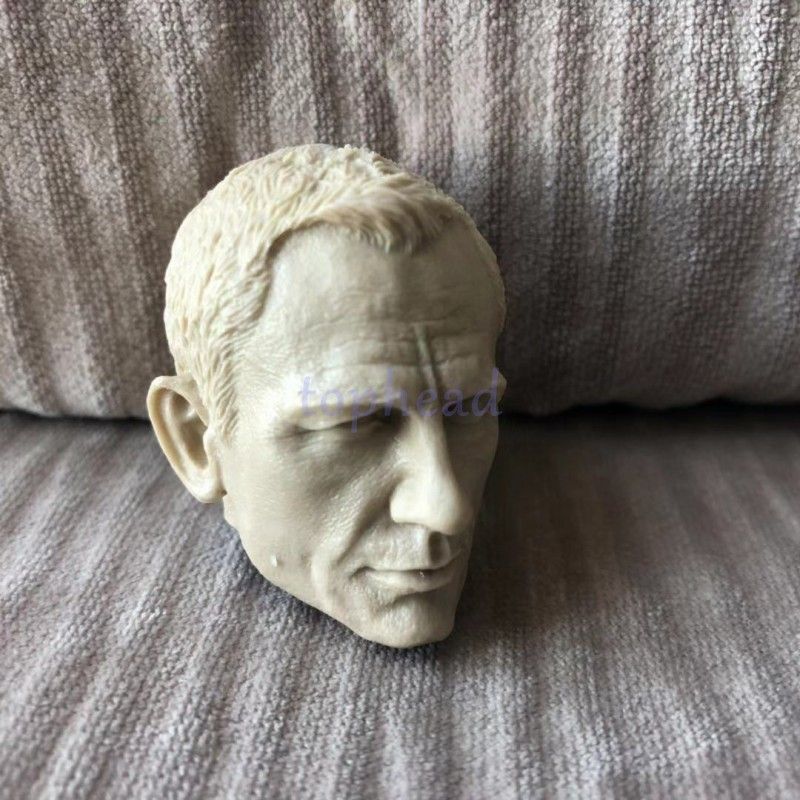 CUSTOM scala 1//6 Daniel Craig TESTA SCULTURA come James Bond 007 per 12 /"Figura Giocattolo