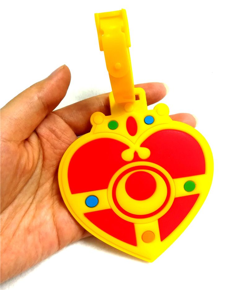 sailor moon luggage tag