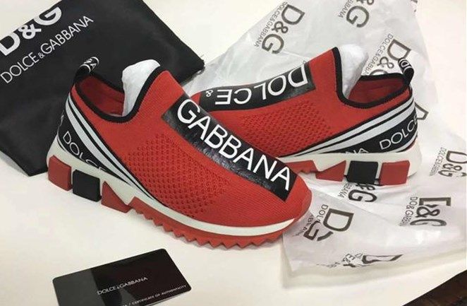 basket dolce gabbana rouge