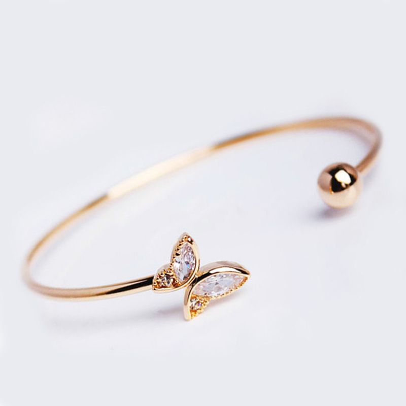simple gold bangle bracelet