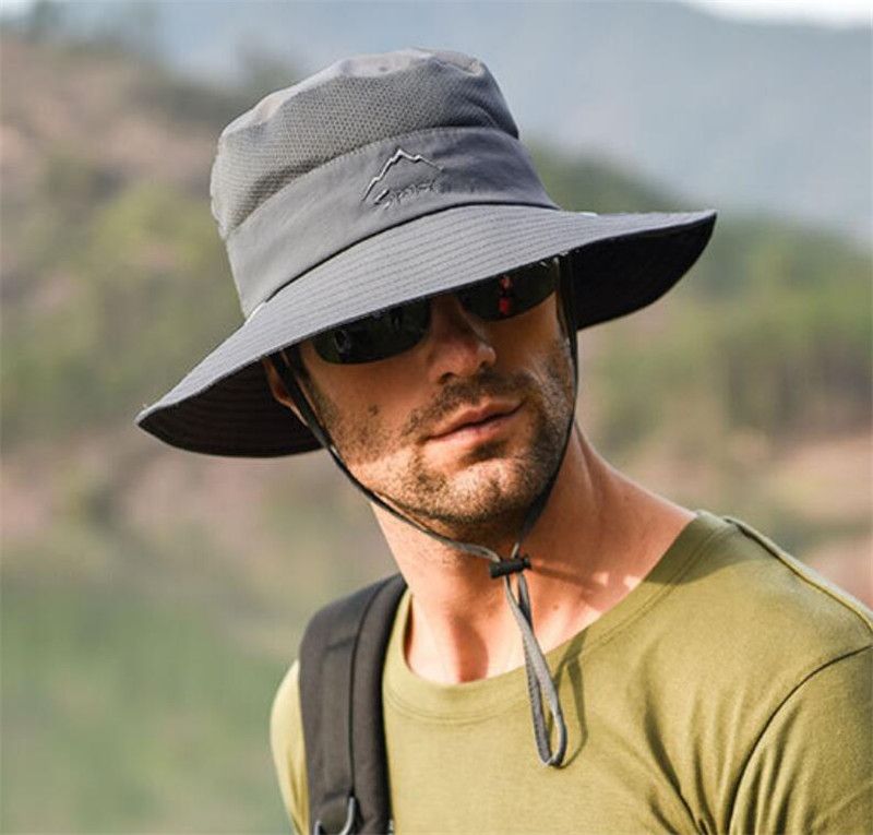 per Cappelli da Pescatore con Protezione Solare da Esterno Cappello da Sole Anti-UV da Uomo e da Donna Hefeiling Cappello da Sole 