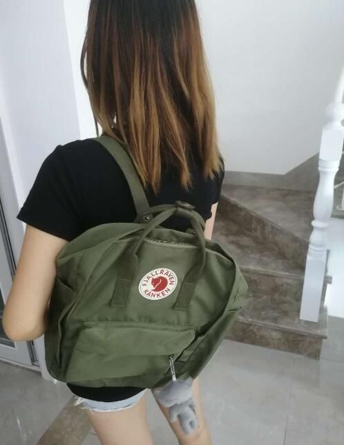 kanken army green