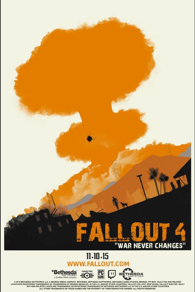 Grosshandel Fallout 4 War Never Changes Decor Wandkunst Silk Poster 24x36 Zoll 24x43 Zoll Von Wangzhi Hao8 10 18 Auf De Dhgate Com Dhgate