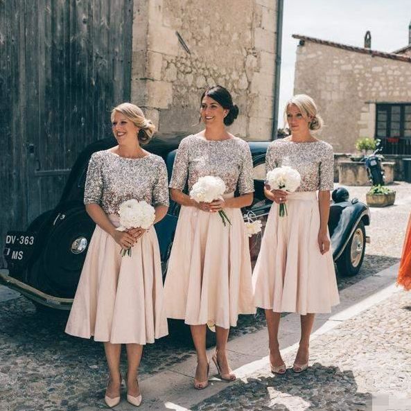 blush tone bridesmaid dresses