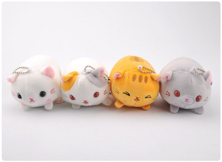cute japanese plush keychains