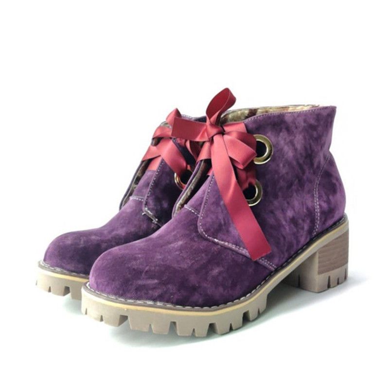 purple chelsea boots womens
