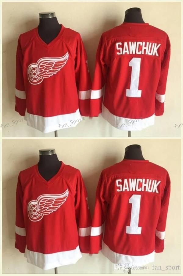 2020 Detroit Red Wings Jersey #1 Terry 