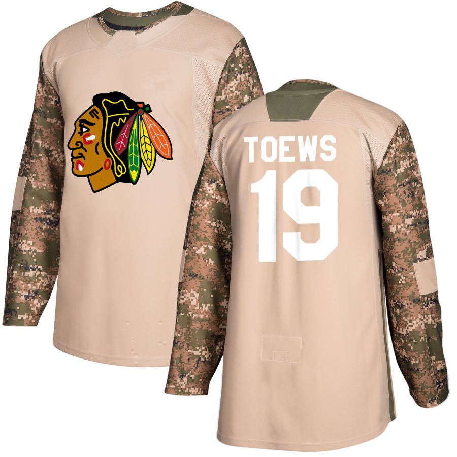 chicago blackhawks camouflage jersey auction