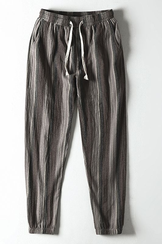 mens cotton beach pants