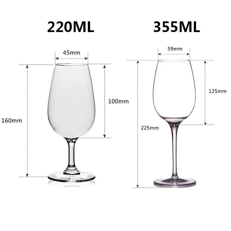 Bulk Party Cocktail Cup for Wedding Clear Disposable Red Wine Goblet 4 oz Unbreakable Wine Tumbler Birthday & All Occasions Hard Plastic Crystal Cut Whiskey Glasses Plastic Wine Glasses 64Pcs 
