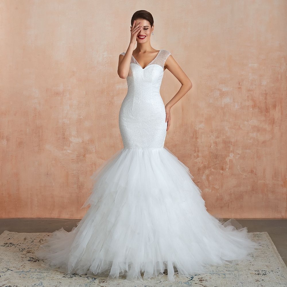 beautiful sparkly wedding dresses