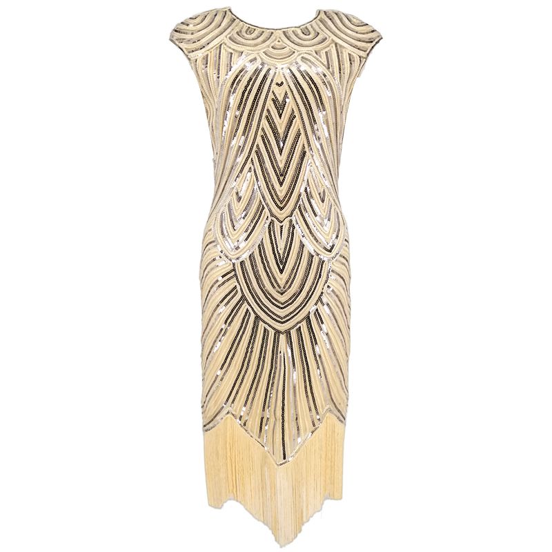 cap sleeve flapper dress
