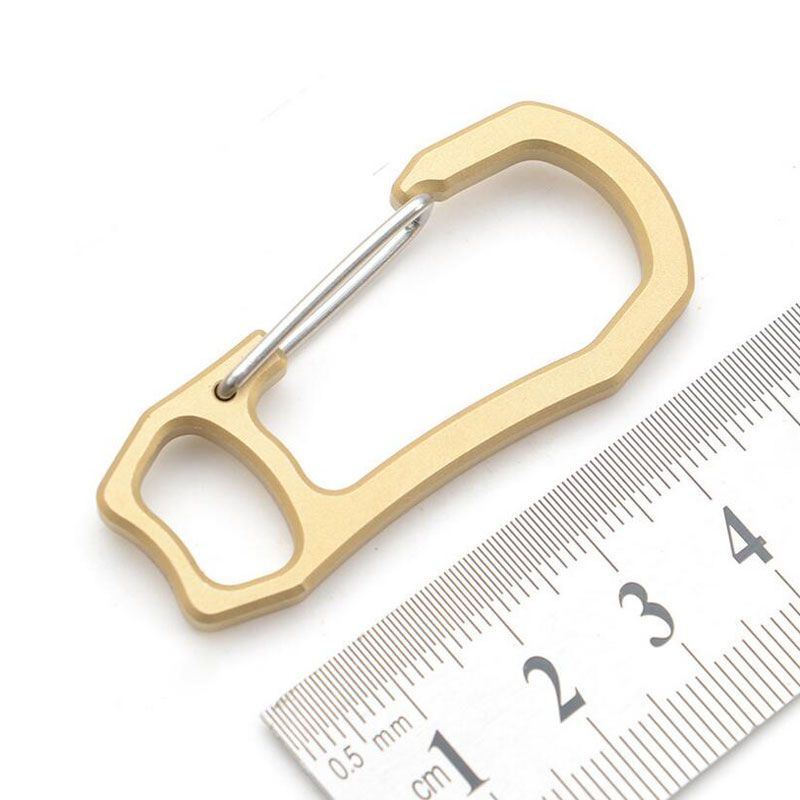 1/" Solid Brass Snap Spring Hook Keychains Hook Clip Key Holder 26mm