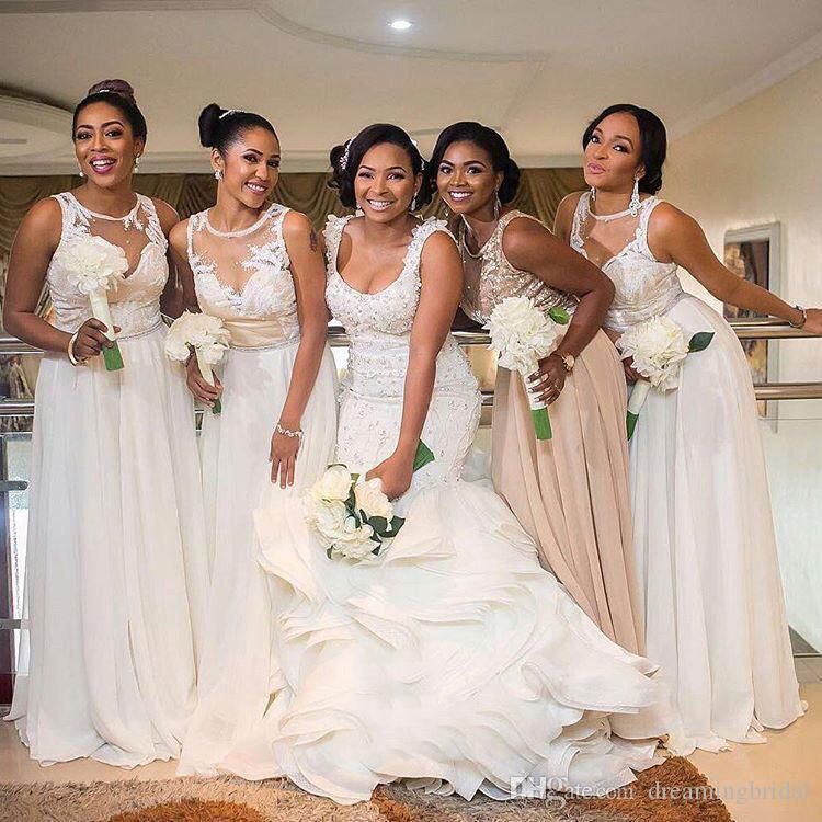 bridesmaid gown design 2018