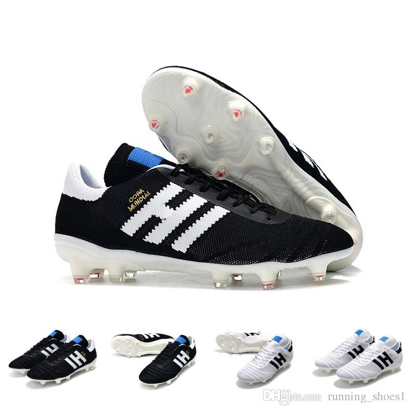 Футбольные бутсы Мужские Primeknit Copa Mundial Кожа FG Socce Shoes Man 70Y  FG Футбольные Бутсы Черно-белые ботинки футбол Дешевые