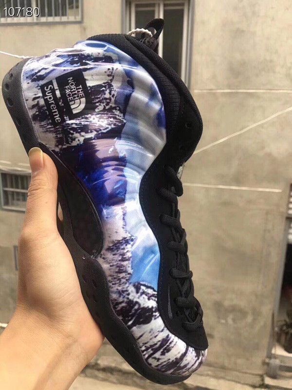 supreme north face foamposite