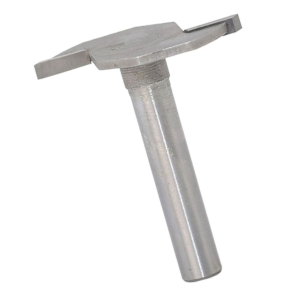Straight T Slot Router Bit, 1/2 Inch, 1/4 Inch Shank T Slot & T Track