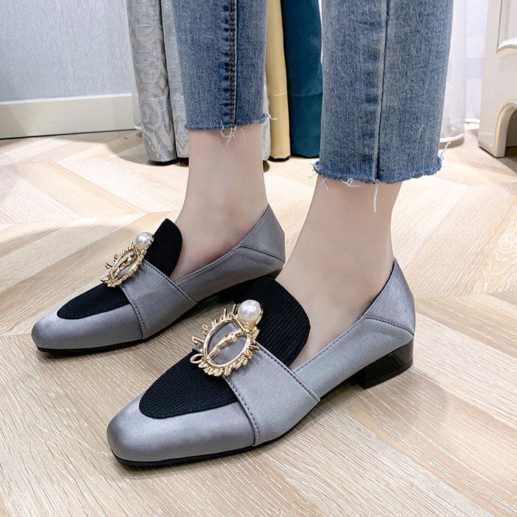 dark green loafers womens