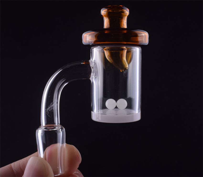 2020 High Quality 25mm XL Flat Top Quartz Banger With Carb Cap Domeless