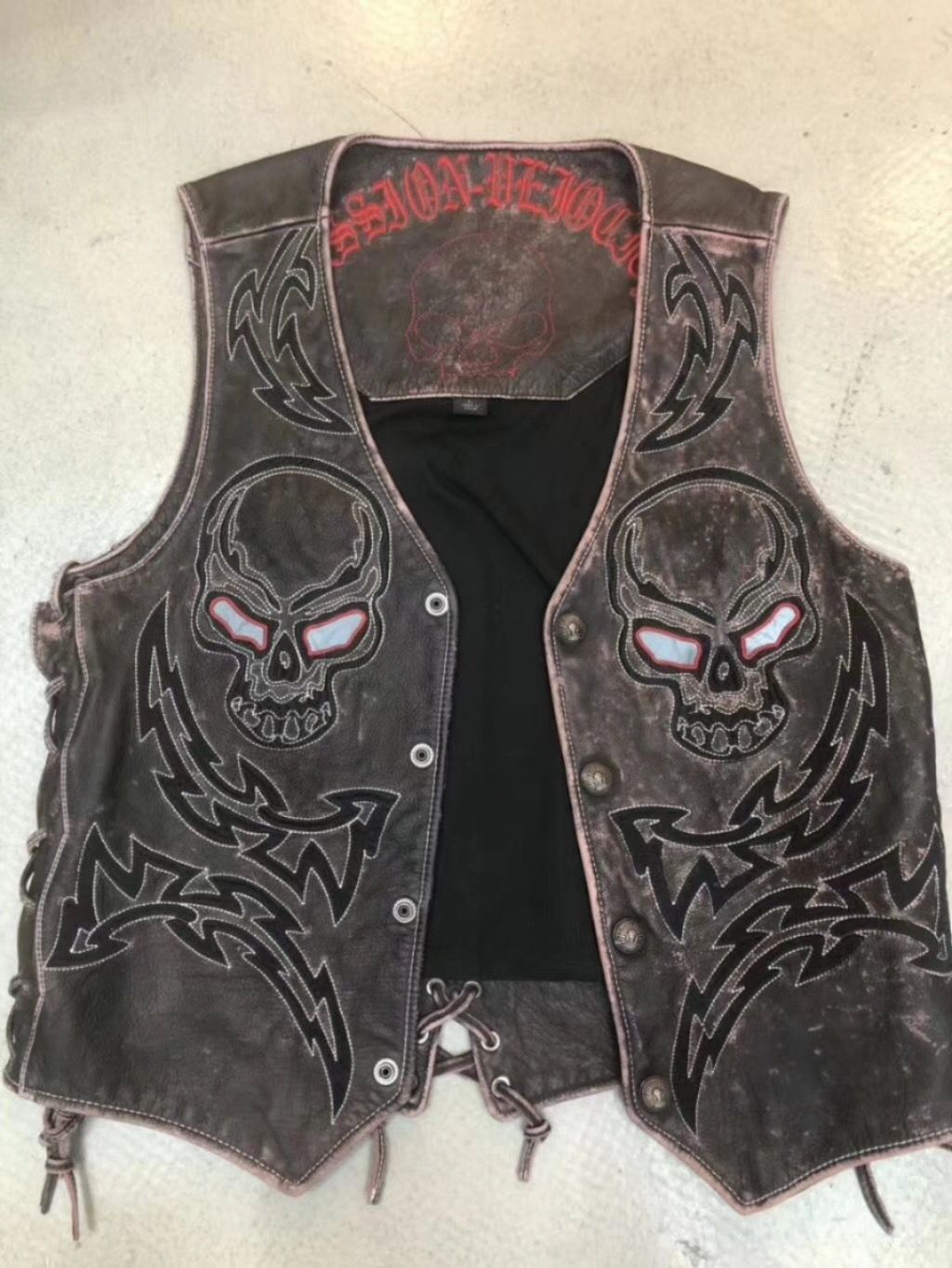 Compre Venta Caliente Fresco Hombres Punk Rock Cuero Motocicleta Chaleco  Sin Mangas Chaqueta Para Coolman Rockman Envío Gratis A 112,47 € Del  Rialliteam | Es.Dhgate.Com