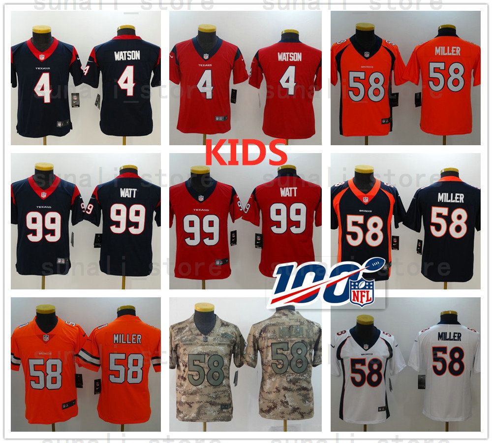 bronco jerseys for youth