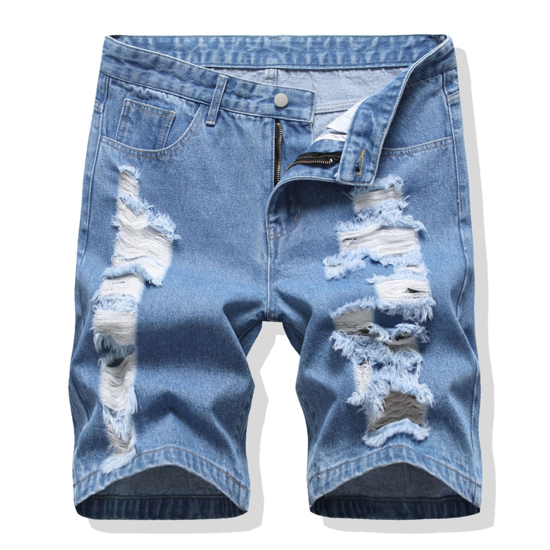 Fashion Denim Shorts Short Trousers Joy Denim Shorts white jeans look 