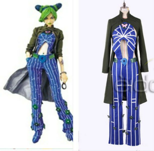 Cool Japan Anime Jojos Bizarre Adventure Jolyne Kujo Cosplay Costume Masquerade Halloween Family Themed Costumes Costume Themes For Parties From Dream7 68 53 Dhgate Com