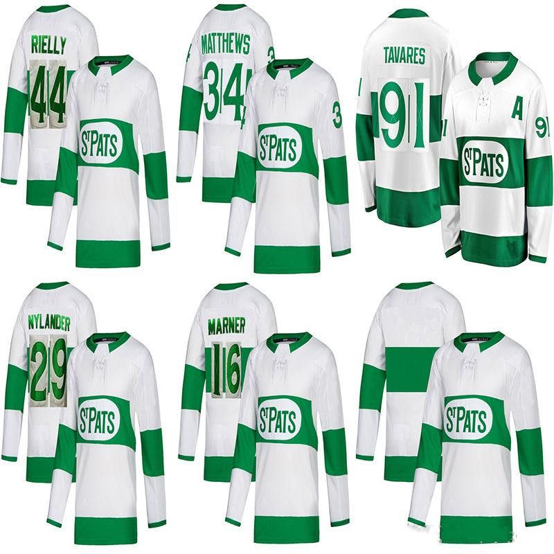 toronto maple leafs wearing st pats jerseys