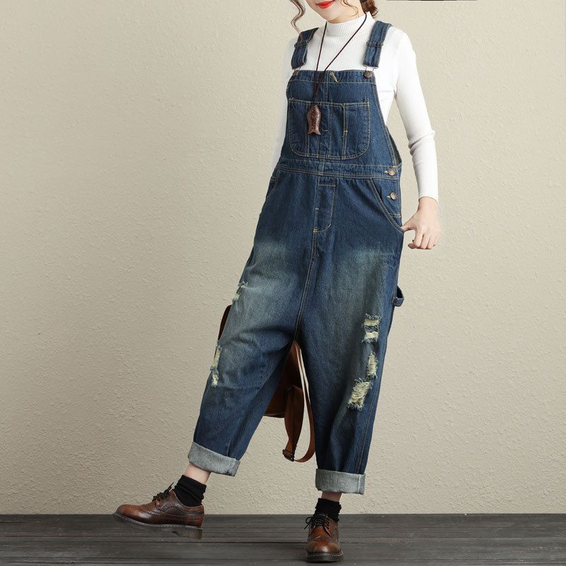 Mono De Mujer Pantalones De Punto De Otoño E Invierno Loose Mono De Mujer Pantalones De Punto De Otoño E Invierno Loose