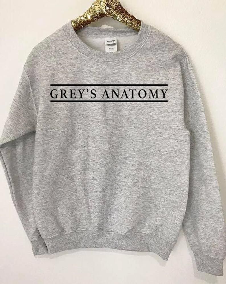 Grises Anatomía linda con capucha unisex eres mi favorita sudadera gris Tumblr Jumper Estética sudaderas