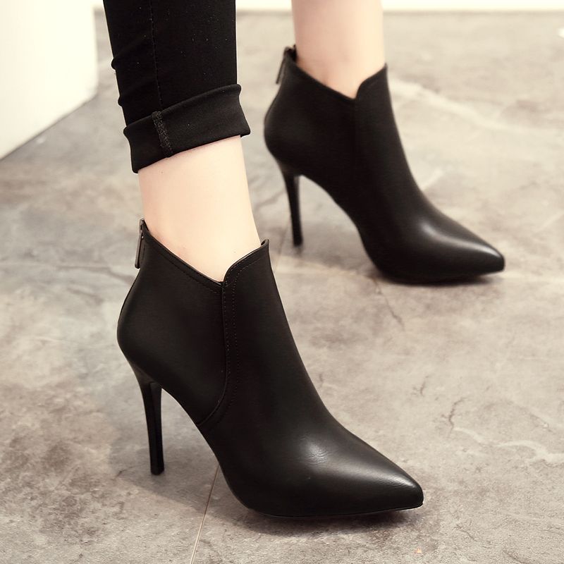Botines para mujer Botas de tacón alto zapatos de moda Nuevos Zapato elegantes