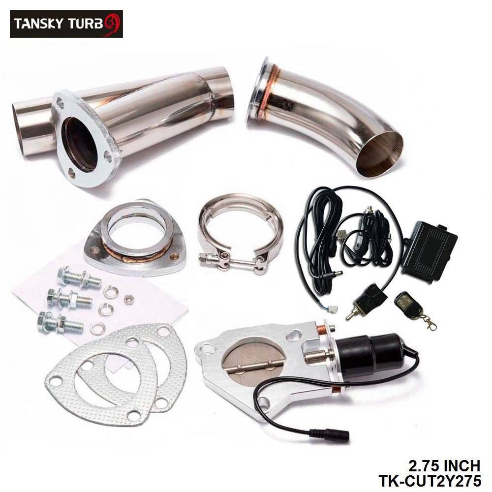 One to Two Control Wiring Harness Exhaust Cut Out Muffler Electric Valve Cutout