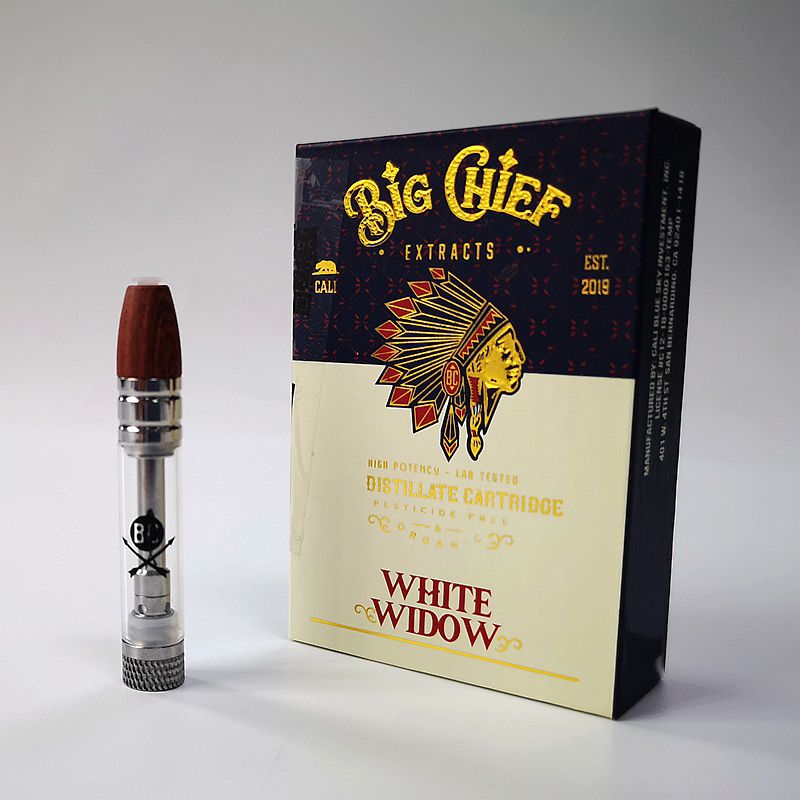 0.8ml Big Chief Wood Tip Empty Vape Cartridge Packaging Ceramic Coil