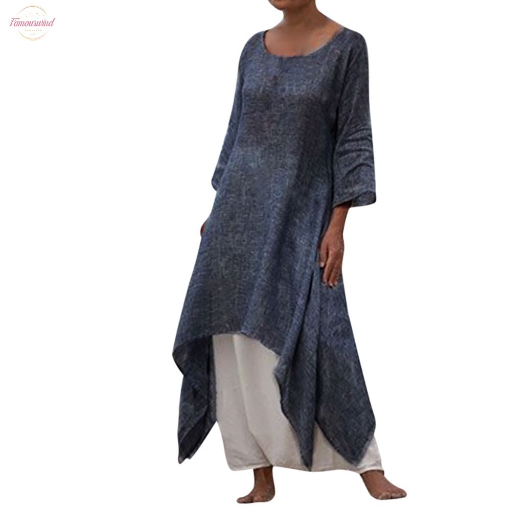 bohemian linen dress