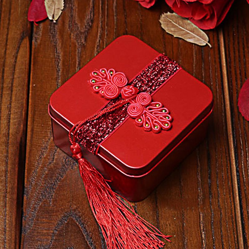 2020 Chinese Asian Style Red Double Happiness Wedding Favor