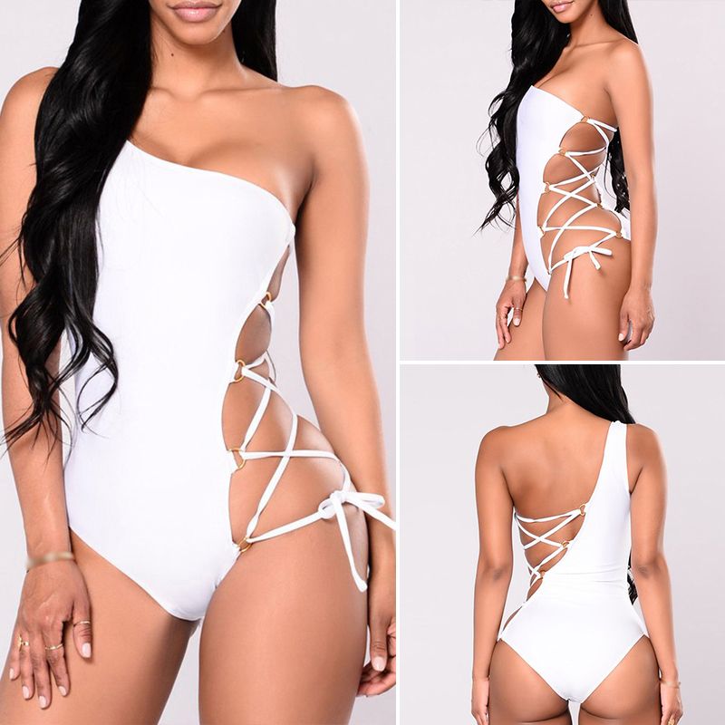 plus size white swimsuit