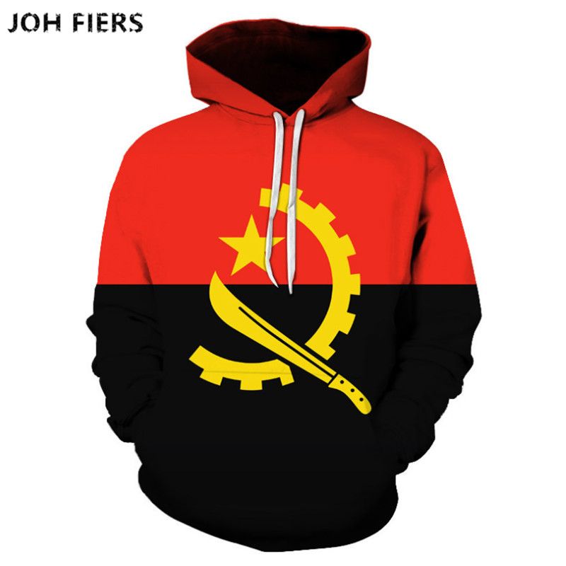 Boys America Canada Flag Heart Patterns Print Athletic Pullover Tops Fashion Sweatshirts