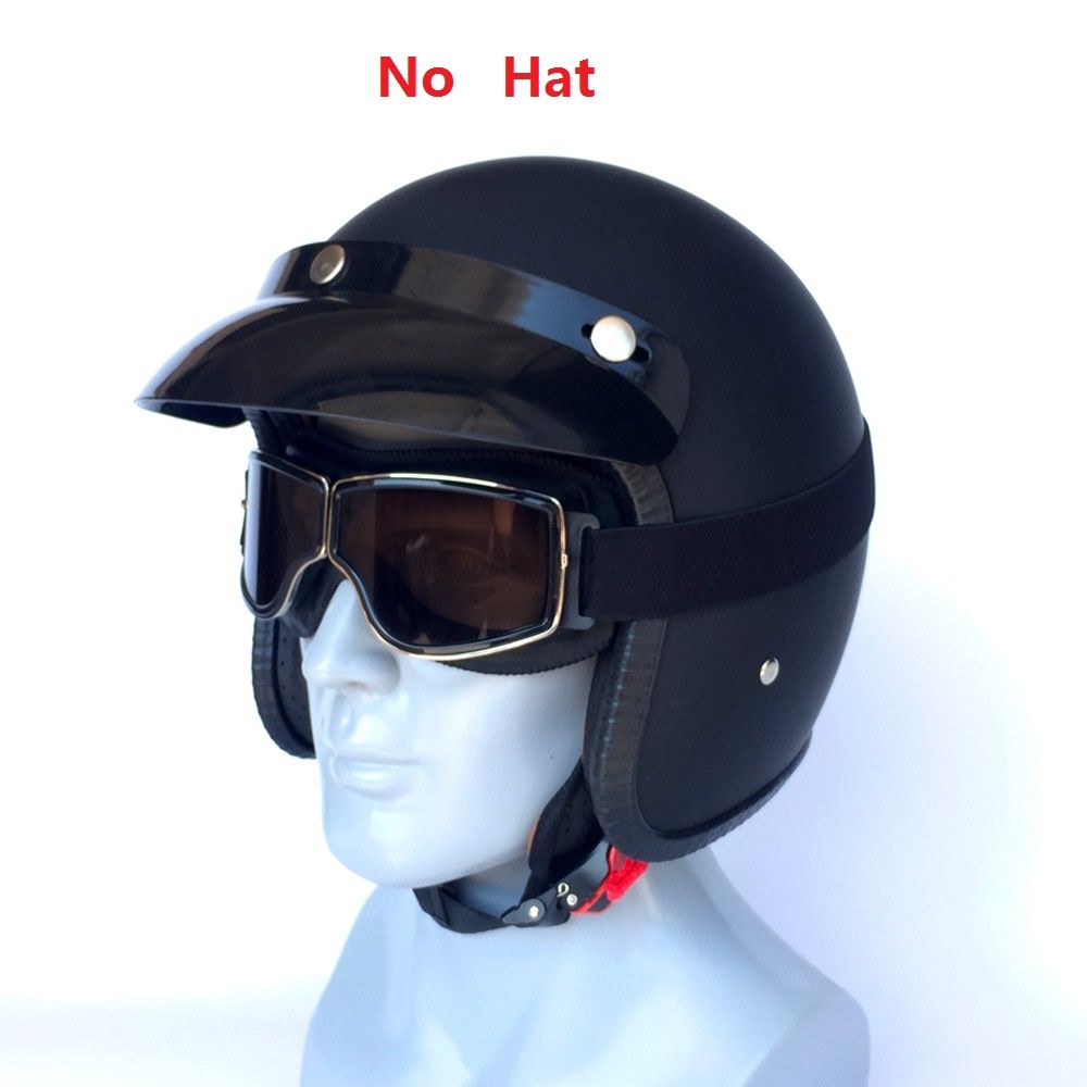 RETYLY Gafas de Moto CláSicas Retro Gafas Vintage Moto para Piloto Gafas de Aviador para Casco ProteccióN UV