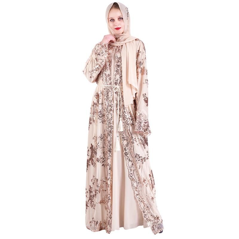 maxi sequin kimono