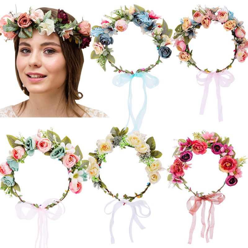 floral hair clips wedding