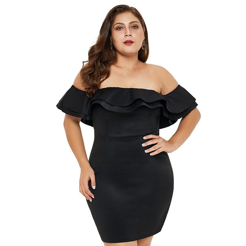 off the shoulder sundress plus size