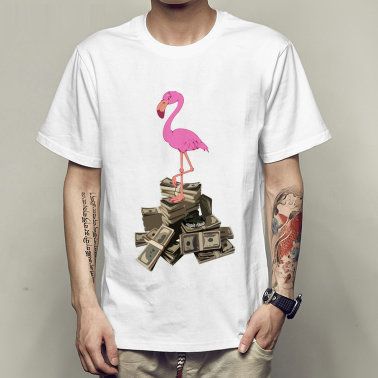 flamingo t shirt mens