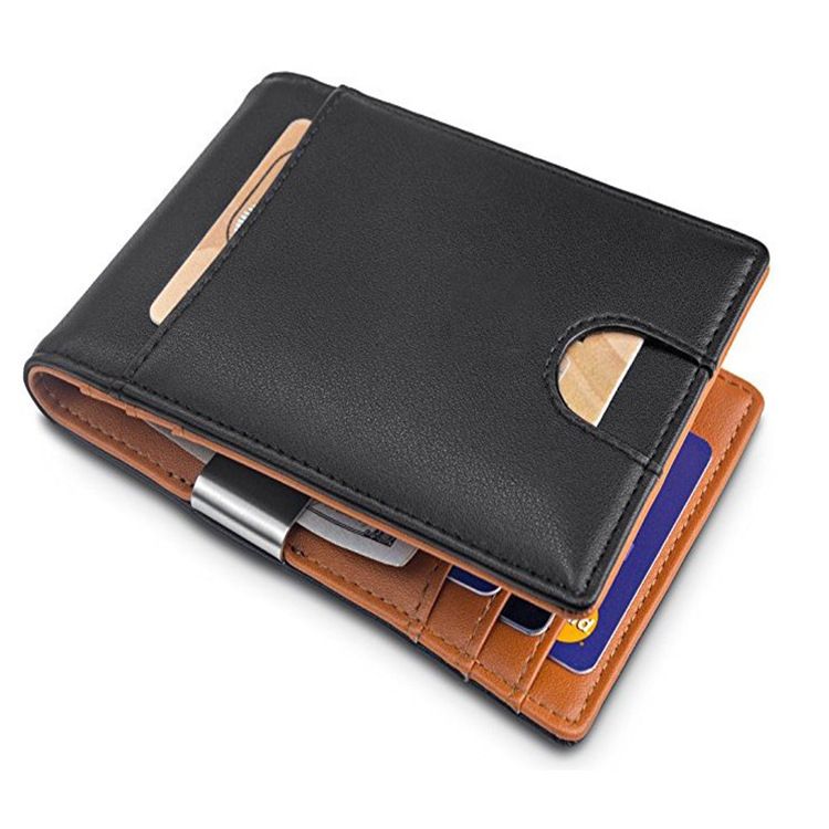 RFID Blocking PU Wallet The Minimalist Wallets Credit card Holders Money Clip