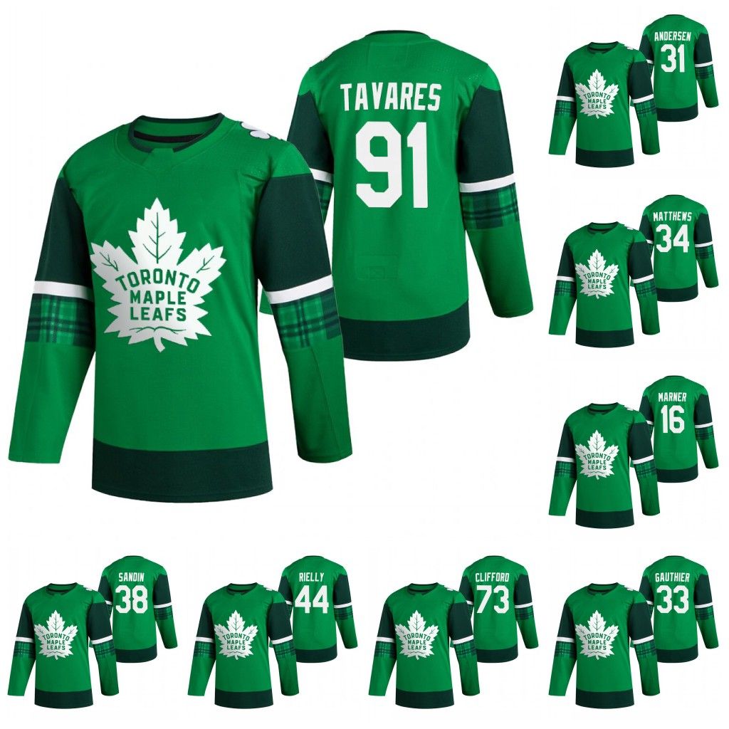 maple leafs st patrick's day jersey