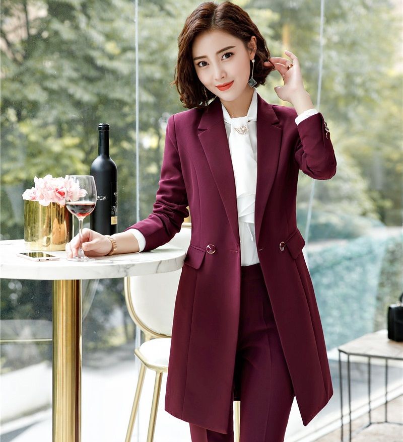 Compra Vino Elegante 2018 Nuevos Estilos Británicos Primavera Otoño Formal  Escudo Blazers Chaquetas Medio Largo Blazer Superior Femenina Ropa  OutwearChildrens Barato | Entrega Rápida Y Calidad | Es.Dhgate